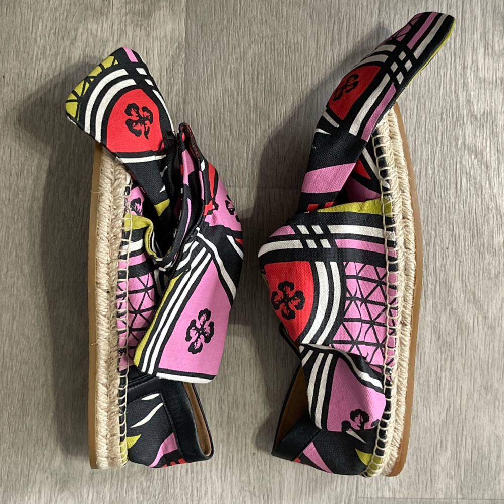 Matcho + H&M Colorful Knot-Front Espadrilles Boho Festival Summer Vacation